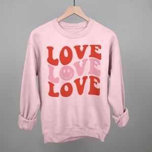 LOVE LOVE LOVE Sweatshirt